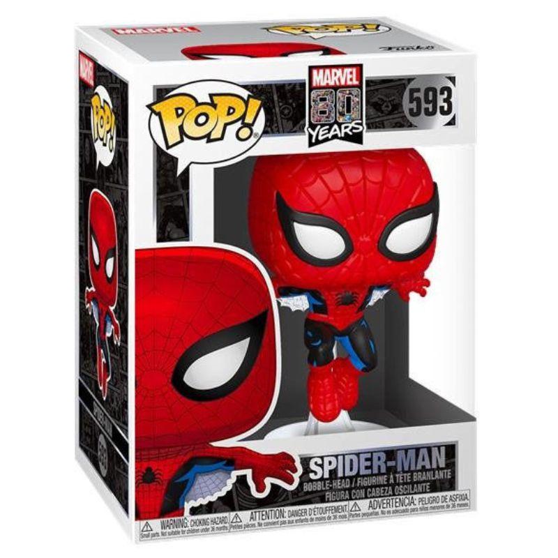 Funko Pop! Marvel: 80th Spider-Man Figure (First Appearance) #593