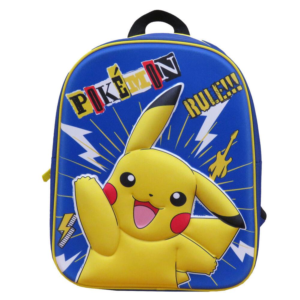 Pokemon Pikachu Kids School 3D Backpack 30cm