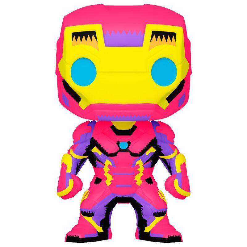 Iron Man Funko Pop Bobble Head 649 Marvel Black Light Vinyl Figure