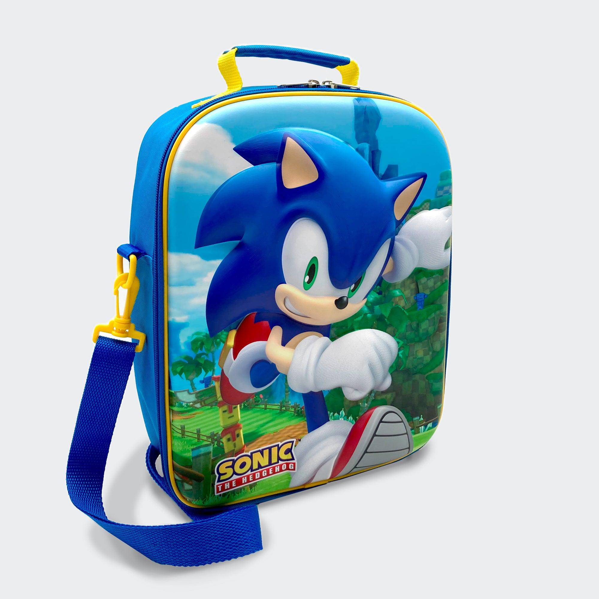 Sonic The Hedgehog Lets Roll Kids 3D lunch bag