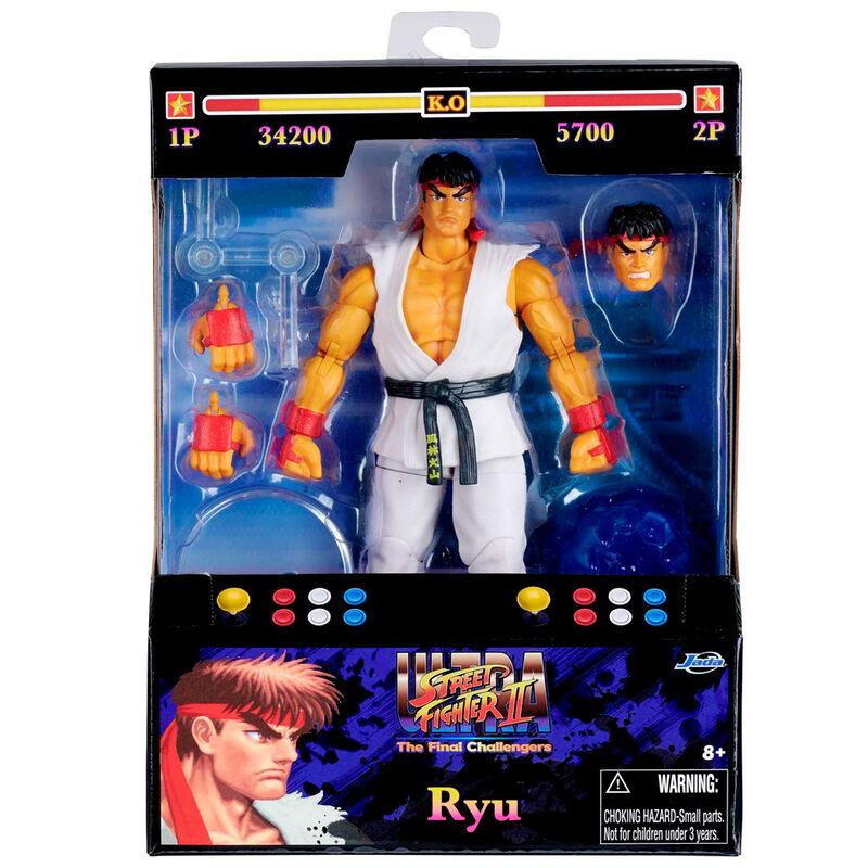 Jada Toys 6” Ryu Action Figure Ultra Street Fighter II The Final Challengers