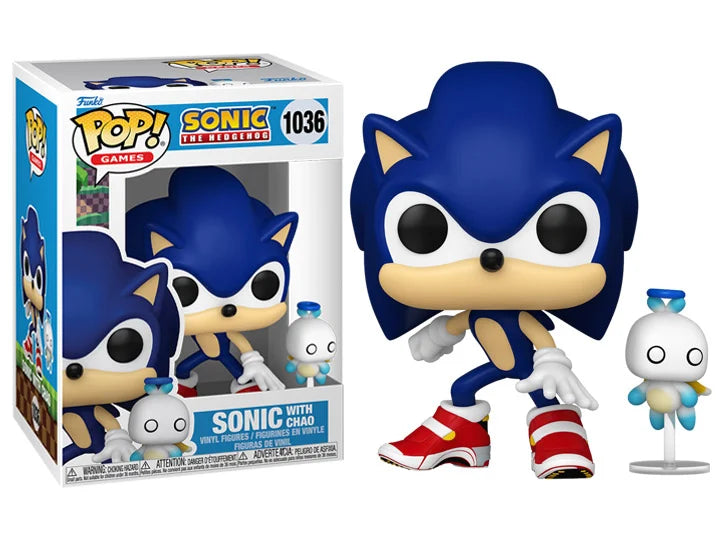 Funko Pop! & Buddy: Sonic the Hedgehog - Sonic with Hero Chao Figure #1036