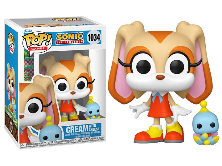 Funko Pop! & Buddy: Sonic the Hedgehog - Cream with Cheese Figure #1034