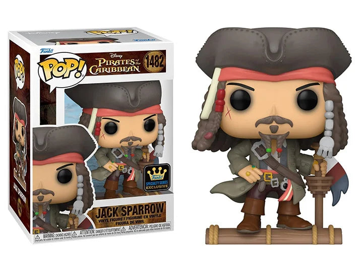 Funko Pop! Movies: Pirates of the Caribbean: The Curse of the Black Pearl - Jack Sparrow Exclusive Vinyl Figure #1482