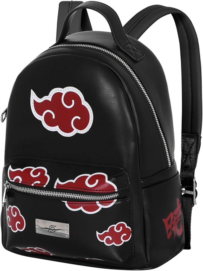 Naruto Black Heady Backpack Naruto Clouds