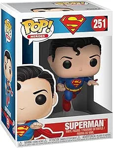 Pop! Heroes: DC Superman - Flying Superman Exclusive Vinyl Figure #251