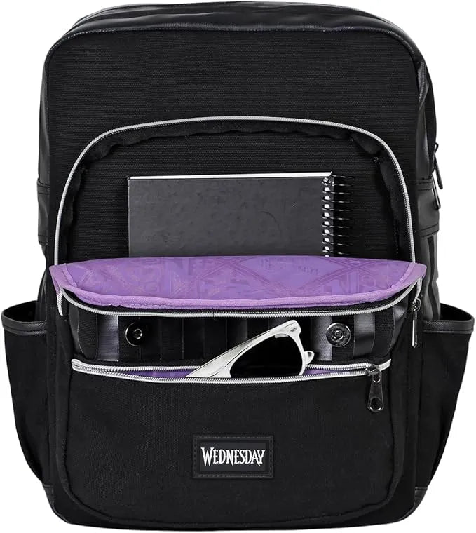 Netflix Wednesday Uniform Black backpack Bag