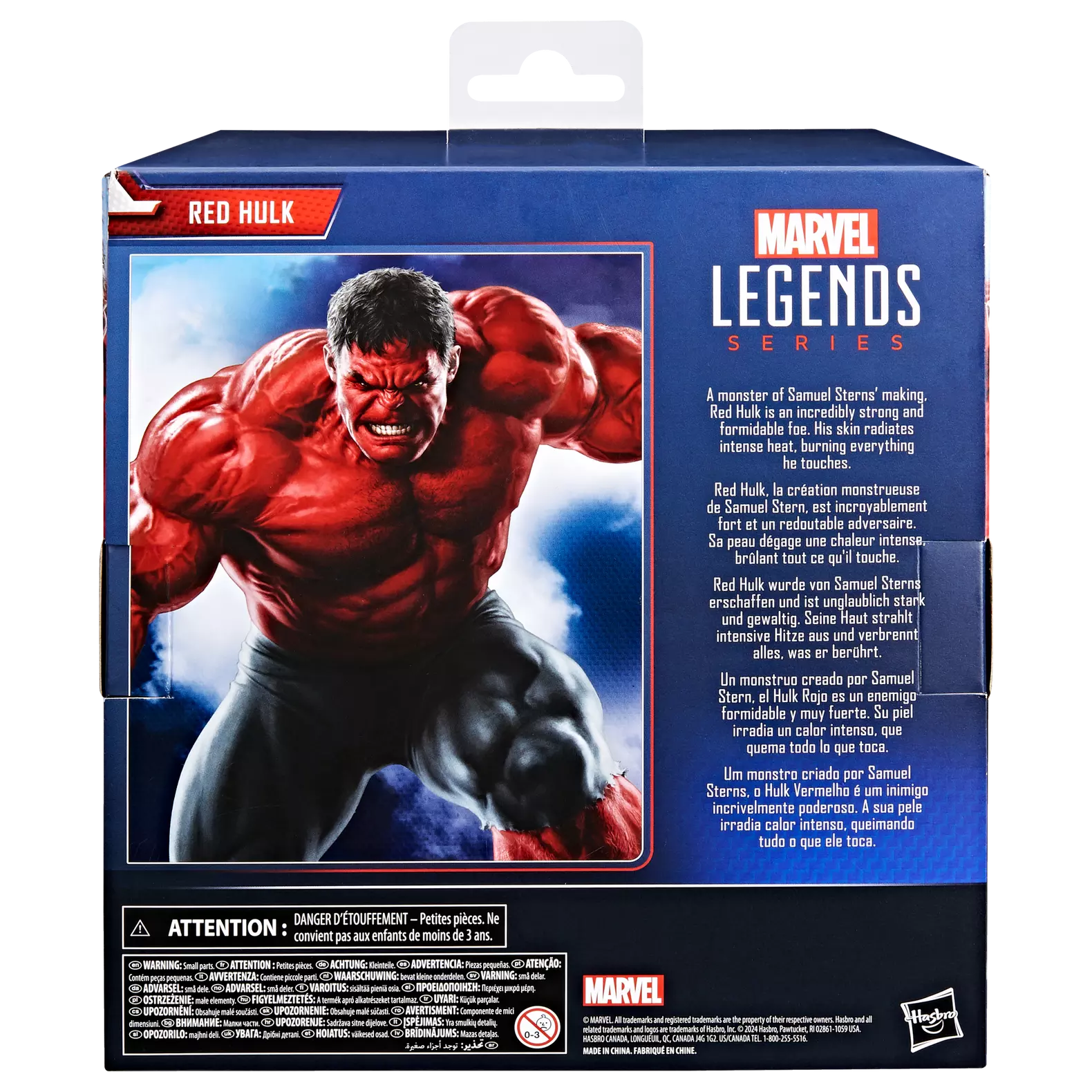 Captain America: Brave New World Marvel Legends Red Hulk Deluxe Action Figure