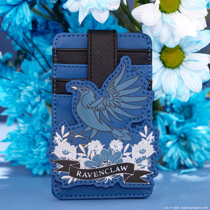 Loungefly Harry Potter Ravenclaw House Floral Tattoo Card Holder