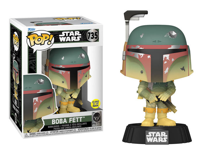 Funko Pop! Star Wars: Fett Legacy - Boba Fett (Glow-in-the-Dark) Vinyl Figure #735