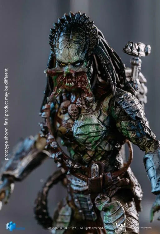 Alien vs. Predator: Requiem - Wolf Predator (Battle Damage) PX Previews Exclusive Figure - Hiya Toys - Ginga Toys