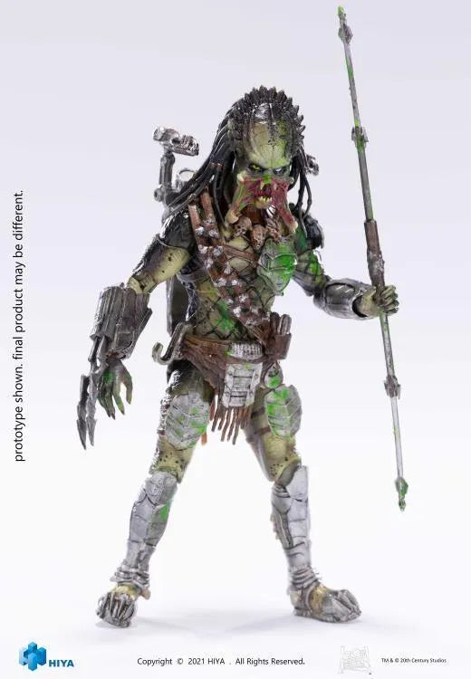 Alien vs. Predator: Requiem - Wolf Predator (Battle Damage) PX Previews Exclusive Figure - Hiya Toys - Ginga Toys