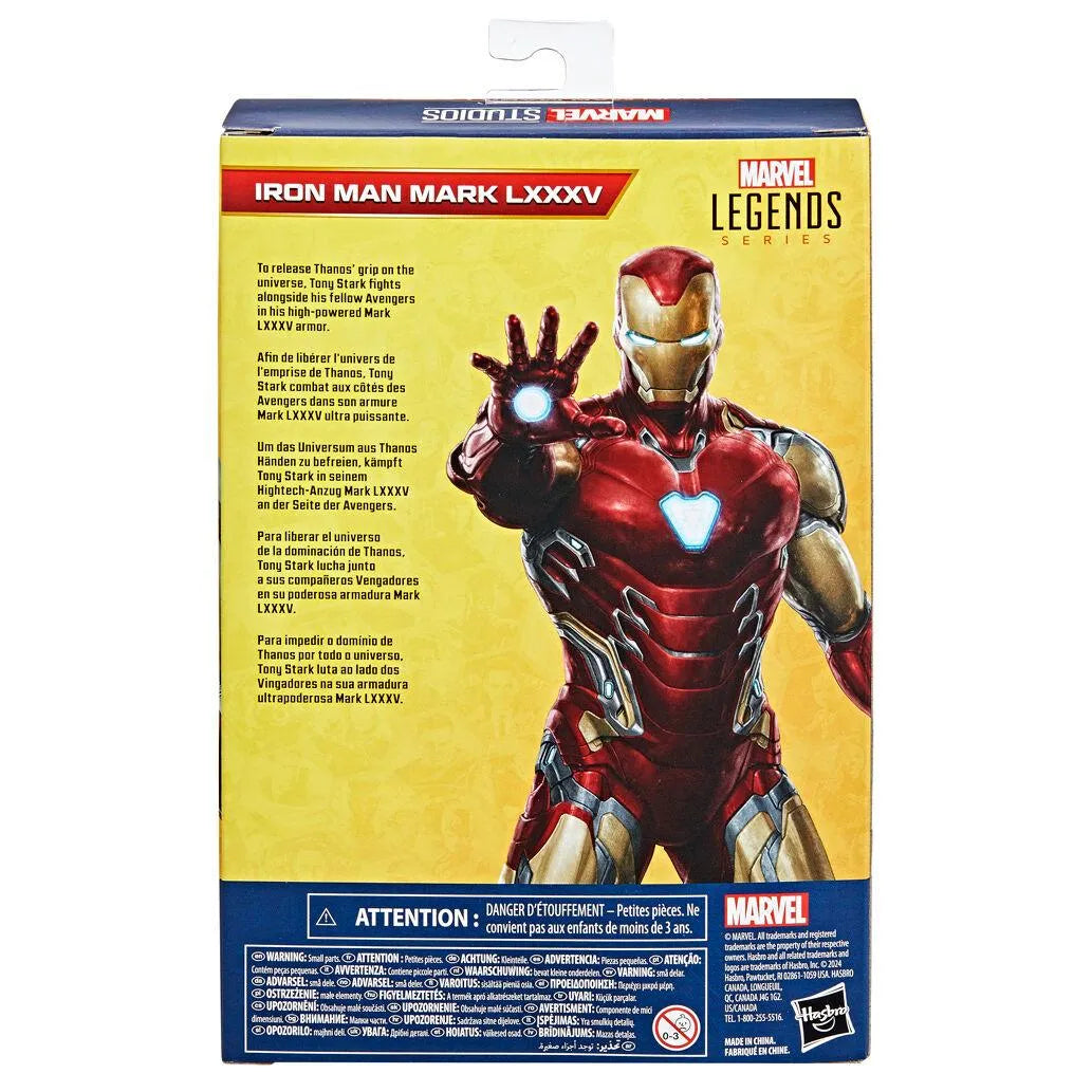 Avengers: Endgame Marvel Legends Iron Man Mark LXXXV Figure - Ginga Toys