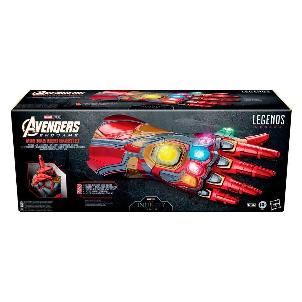 Avengers: Endgame Marvel Legends Iron Man The Infinity Saga Nano Gauntlet Fist Replica - Hasbro - Ginga Toys