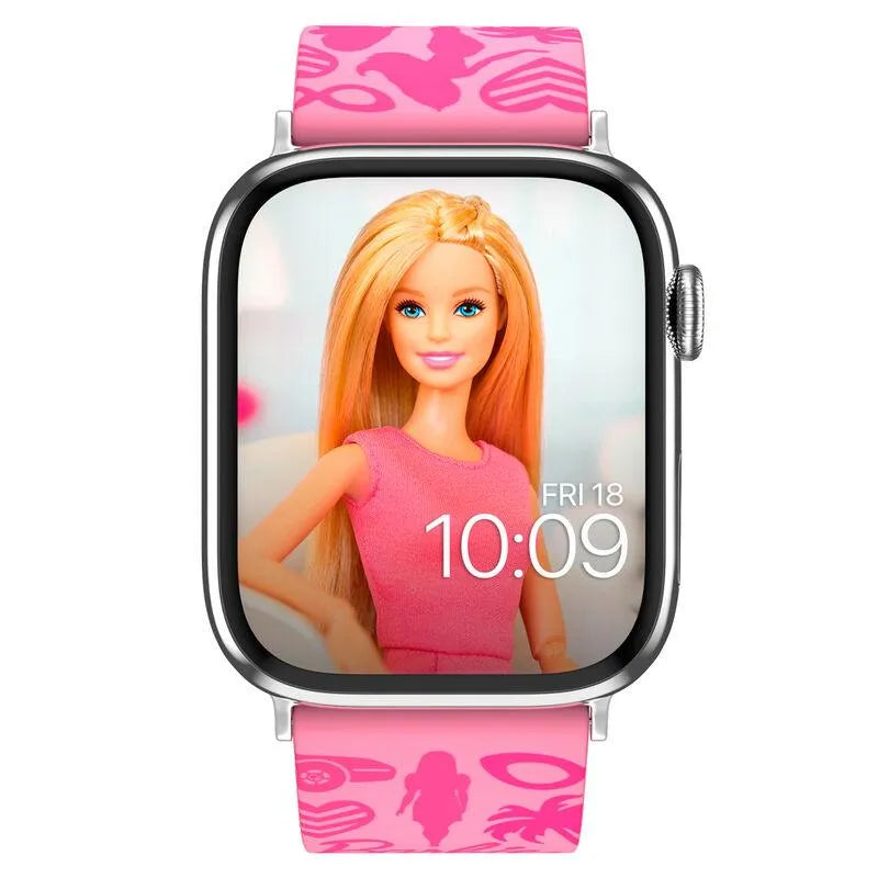 Barbie - Pink Classic Smartwatch Band + face designs - Mobyfox - Ginga Toys