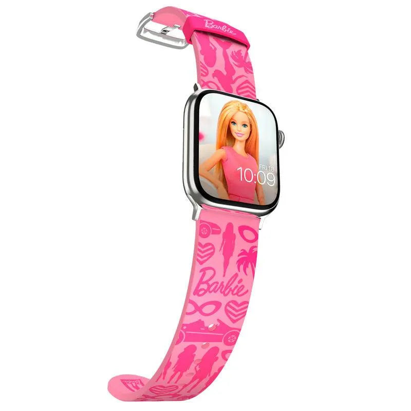 Barbie - Pink Classic Smartwatch Band + face designs - Mobyfox - Ginga Toys