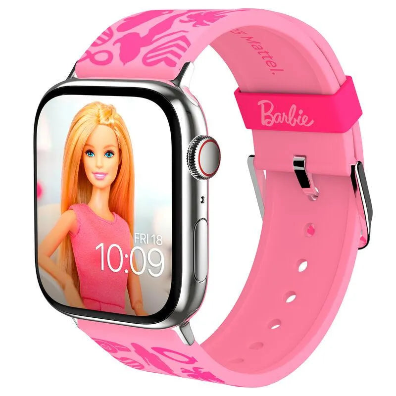 Barbie - Pink Classic Smartwatch Band + face designs - Mobyfox - Ginga Toys