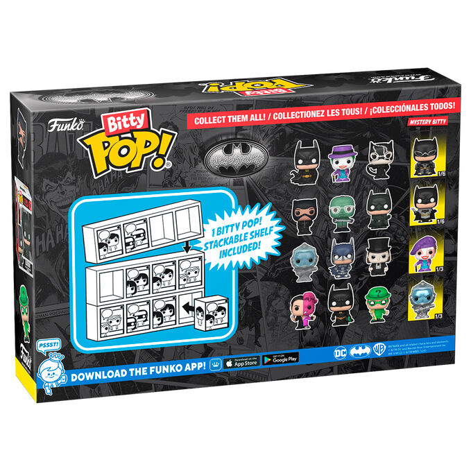 Batman 85th Anniversary Bitty Pop! Mr. Freeze Four-Pack - Ginga Toys