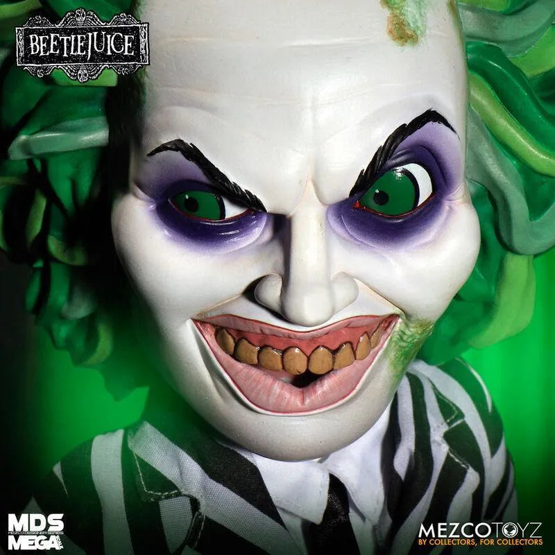 Beetlejuice Talking Articulated Figure 38cm - Mezco Toyz - Ginga Toys