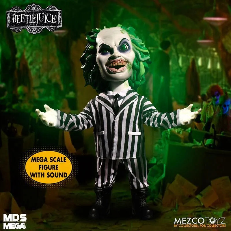 Beetlejuice Talking Articulated Figure 38cm - Mezco Toyz - Ginga Toys