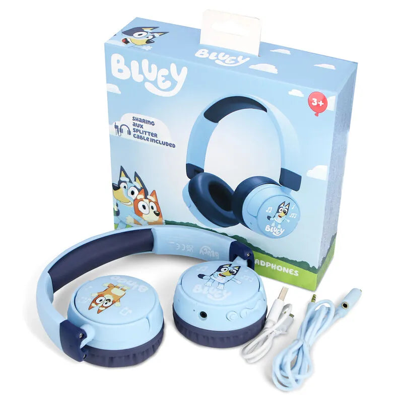 Bluey Kids Wireless Headphones - Blue - Ginga Toys