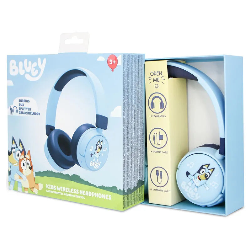 Bluey Kids Wireless Headphones - Blue - Ginga Toys