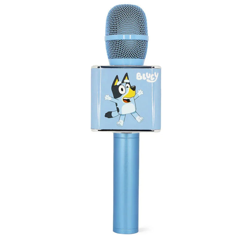 Bluey Kids Wireless Karaoke Microphone - Blue - Ginga Toys