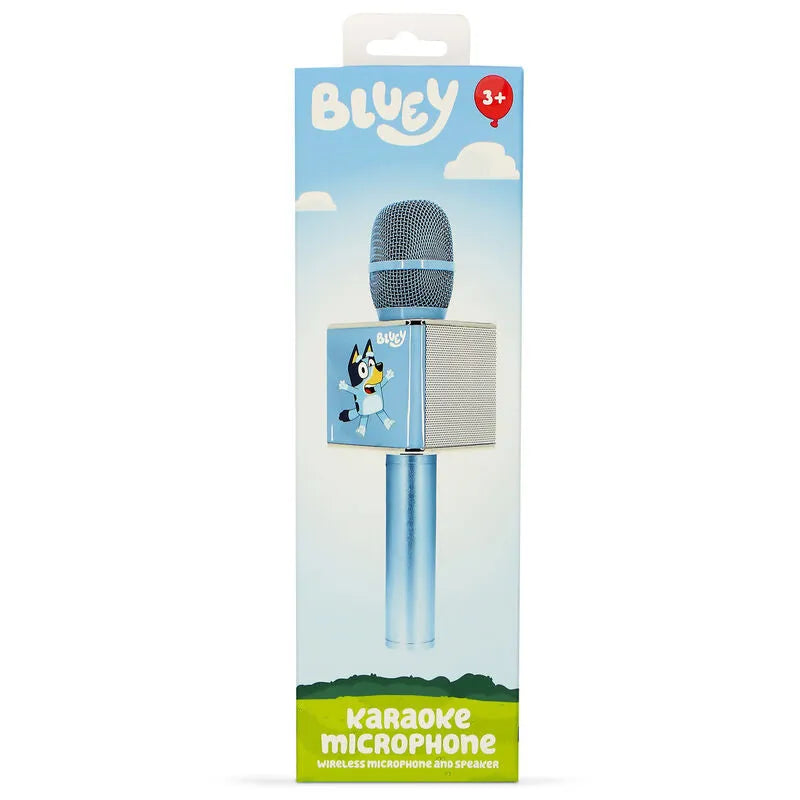 Bluey Kids Wireless Karaoke Microphone - Blue - Ginga Toys