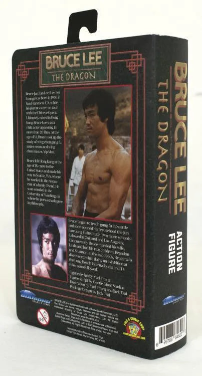 Bruce Lee VHS The Dragon SDCC 2022 Exclusive Figure - Diamond Select - Ginga Toys