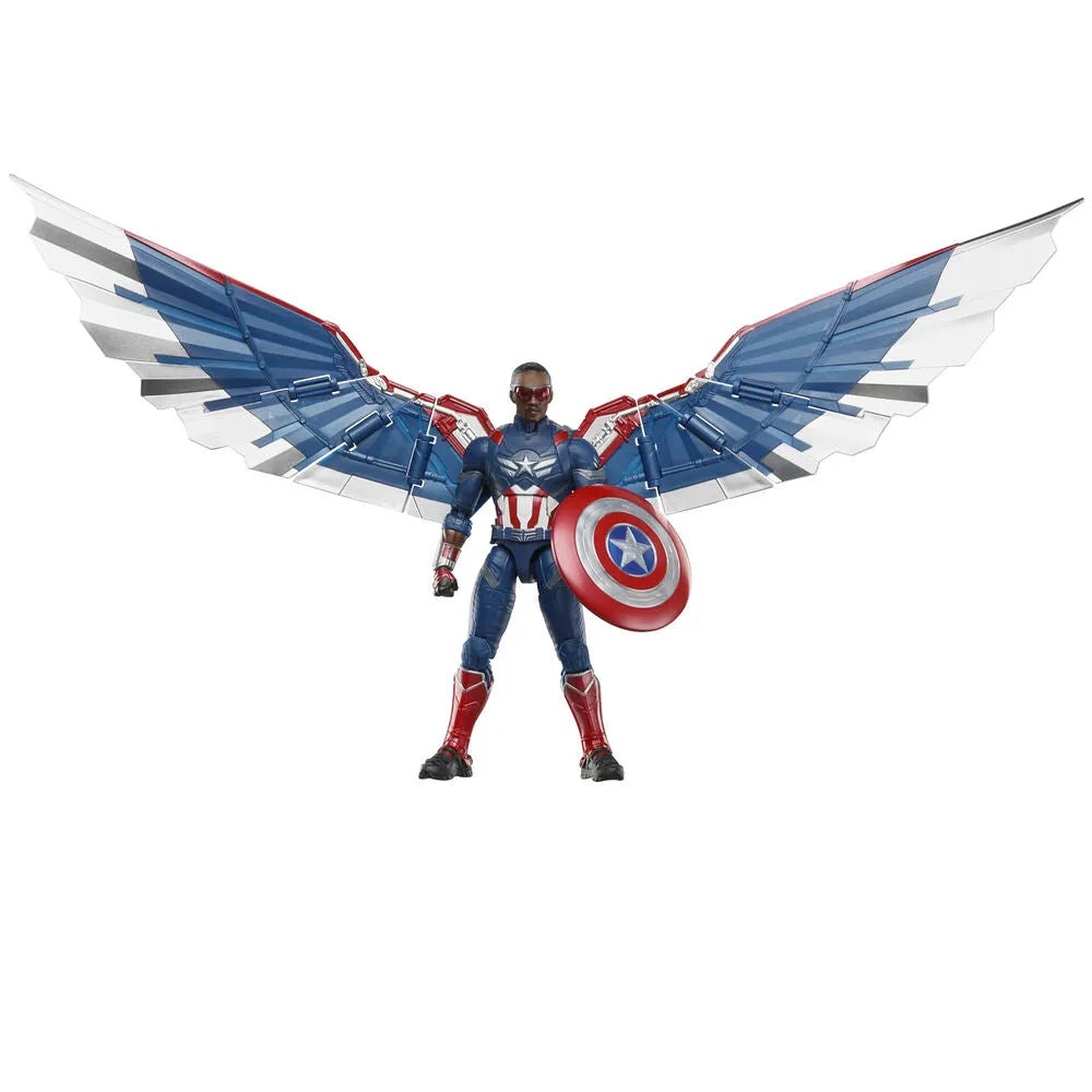 Captain America: Brave New World Marvel Legends Captain America Deluxe Action Figure - Ginga Toys