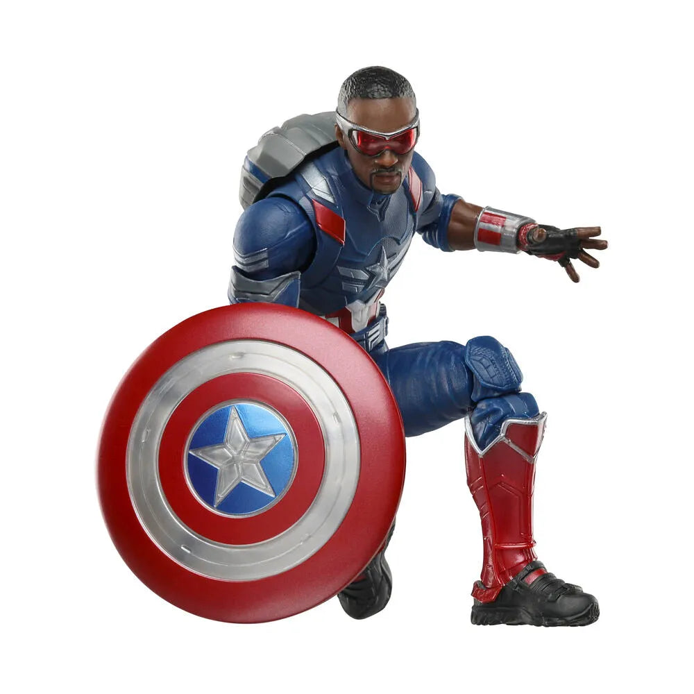 Captain America: Brave New World Marvel Legends Captain America Deluxe Action Figure - Ginga Toys