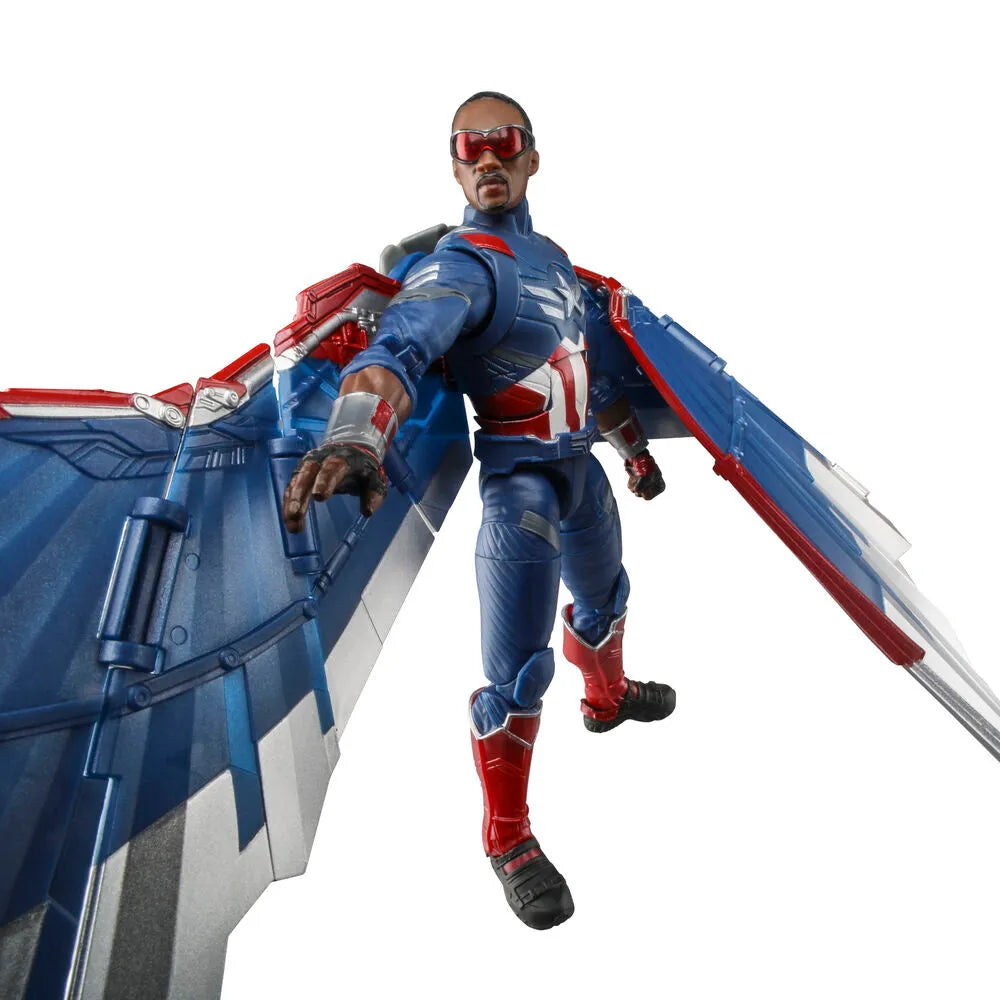 Captain America: Brave New World Marvel Legends Captain America Deluxe Action Figure - Ginga Toys