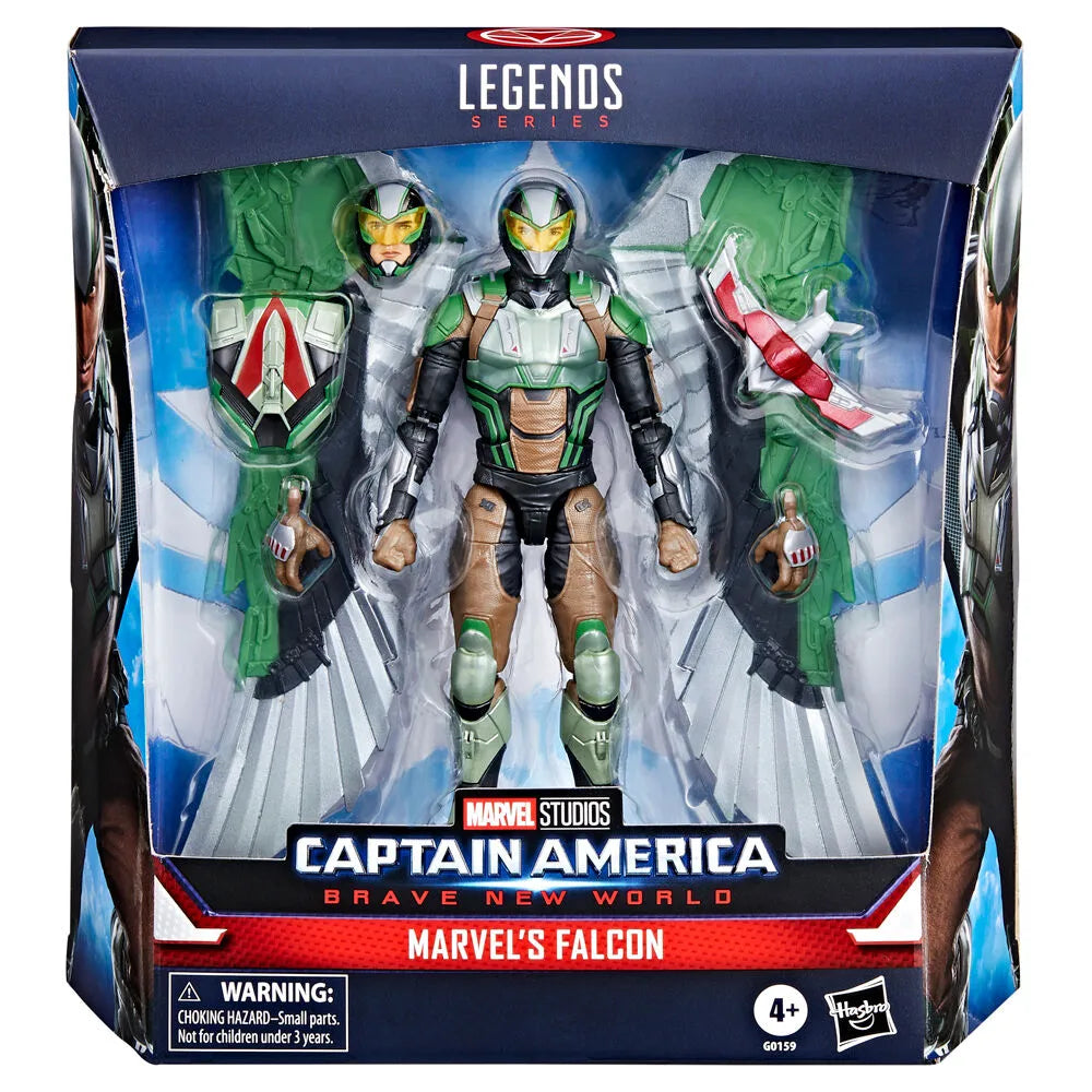 Captain America: Brave New World Marvel Legends Marvel's Falcon Deluxe Action Figure - Ginga Toys