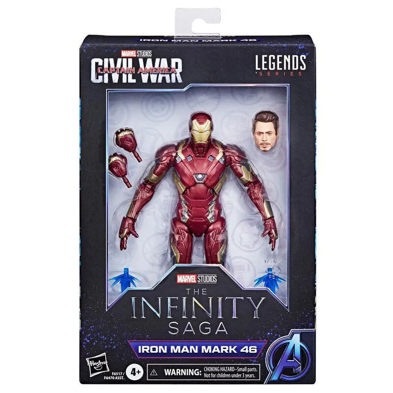 Captain America Marvel Legends The Infinity Saga Iron Man Mark 46 Figure - Hasbro - Ginga Toys