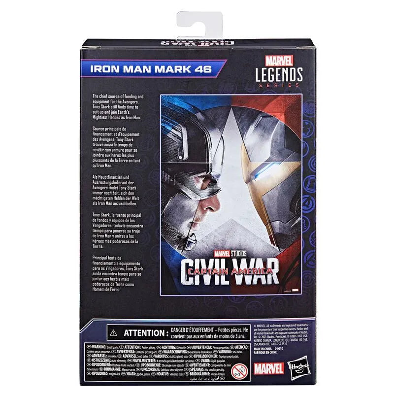 Captain America Marvel Legends The Infinity Saga Iron Man Mark 46 Figure - Hasbro - Ginga Toys