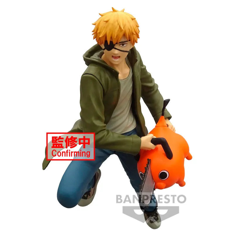 Chainsaw Man Vibration Stars Denji & Pochita Figure - Ginga Toys