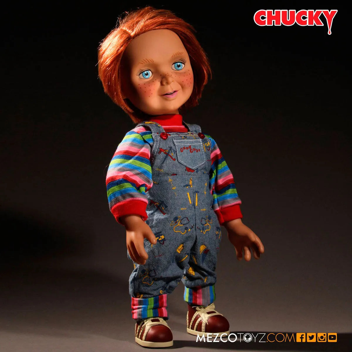 Child's Play Mezco Designer Series Mega Scale Chucky Talking Doll - Ginga Toys