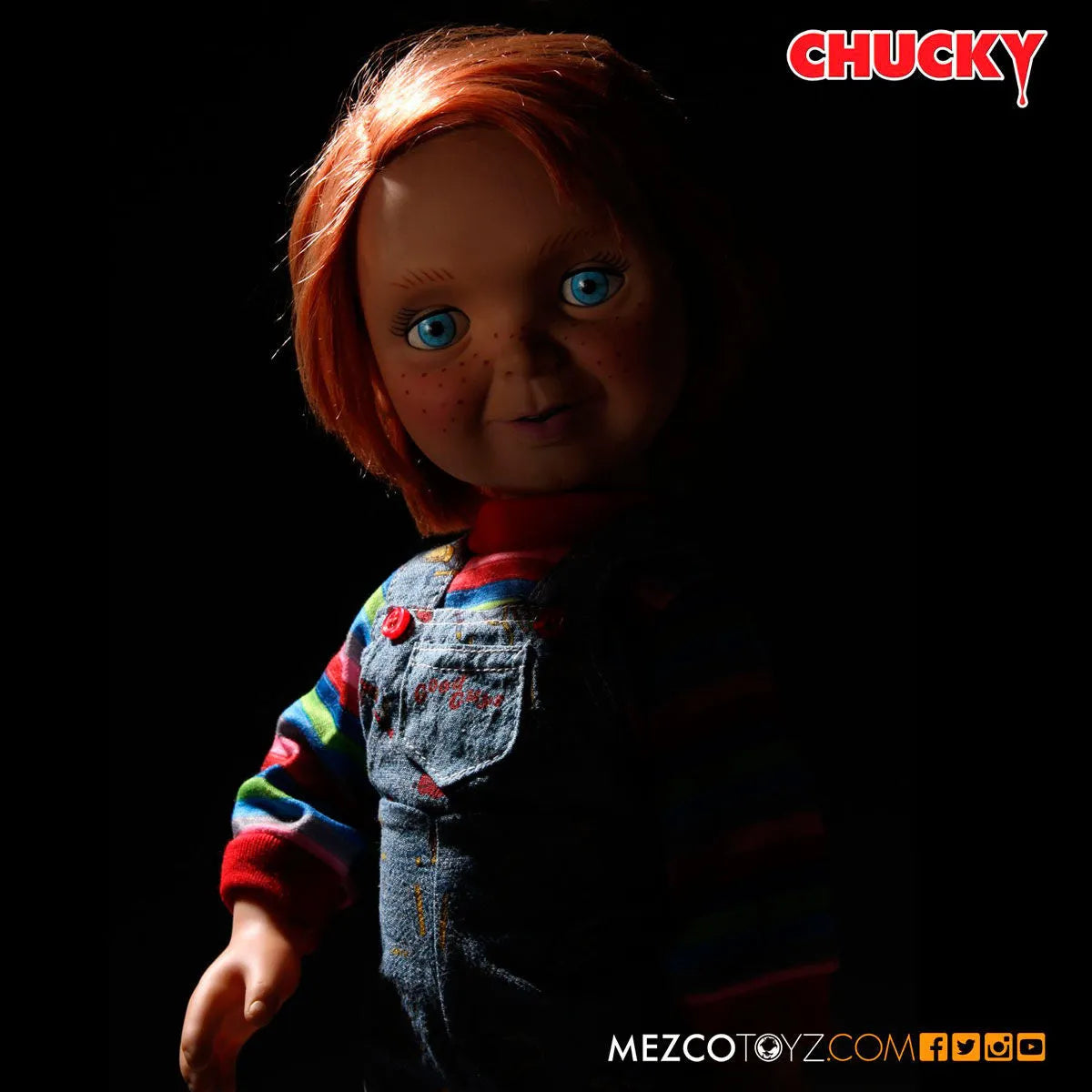 Child's Play Mezco Designer Series Mega Scale Chucky Talking Doll - Ginga Toys