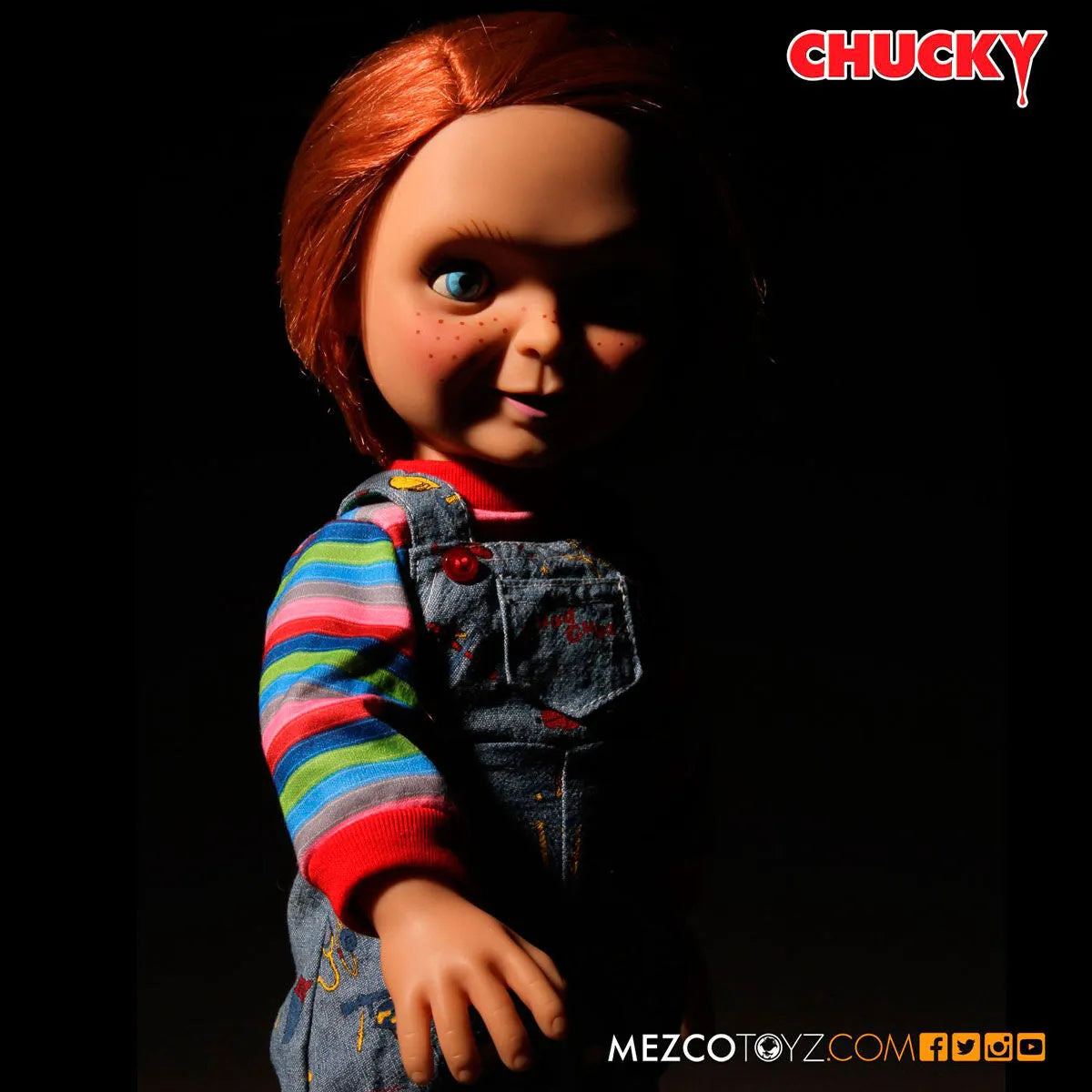 Child's Play Mezco Designer Series Mega Scale Chucky Talking Doll - Ginga Toys