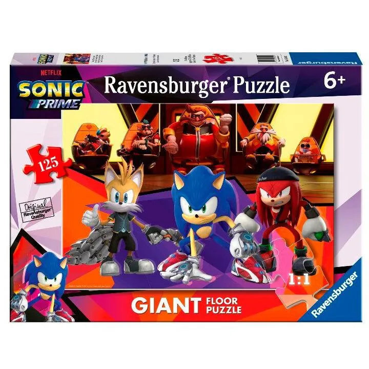 Children’s Puzzle Sonic Prime Giant Floor 125pcs Puzzle - Ravensburger - Ginga Toys