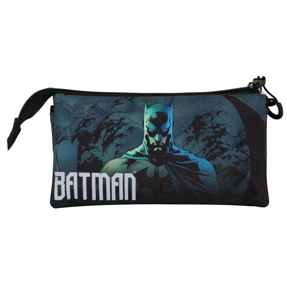 DC Comics Batman Arkham triple pencil case - Karactermania - Ginga Toys