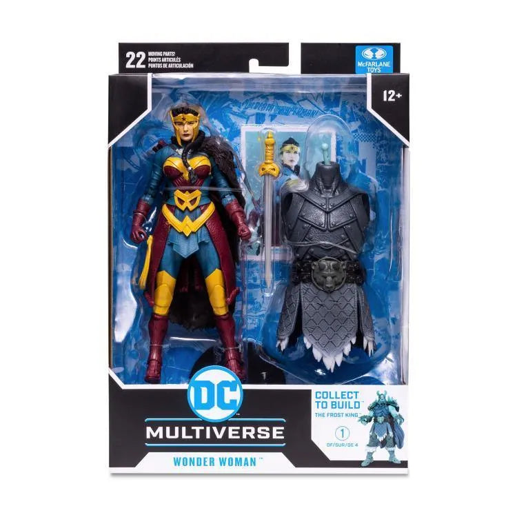 DC Comics Endless Winter DC Multiverse Wonder Woman Action Figure (Collect to Build: Frost King) - McFarlane Toys - Ginga Toys