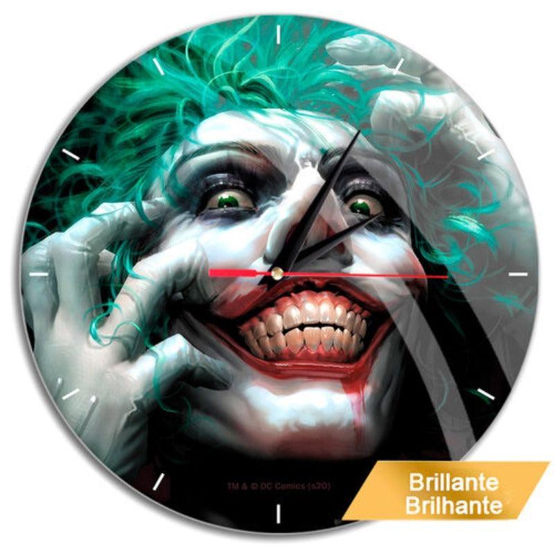 DC Comics Joker Wall Clock Glossy Multicoloured - Ert Group - Ginga Toys