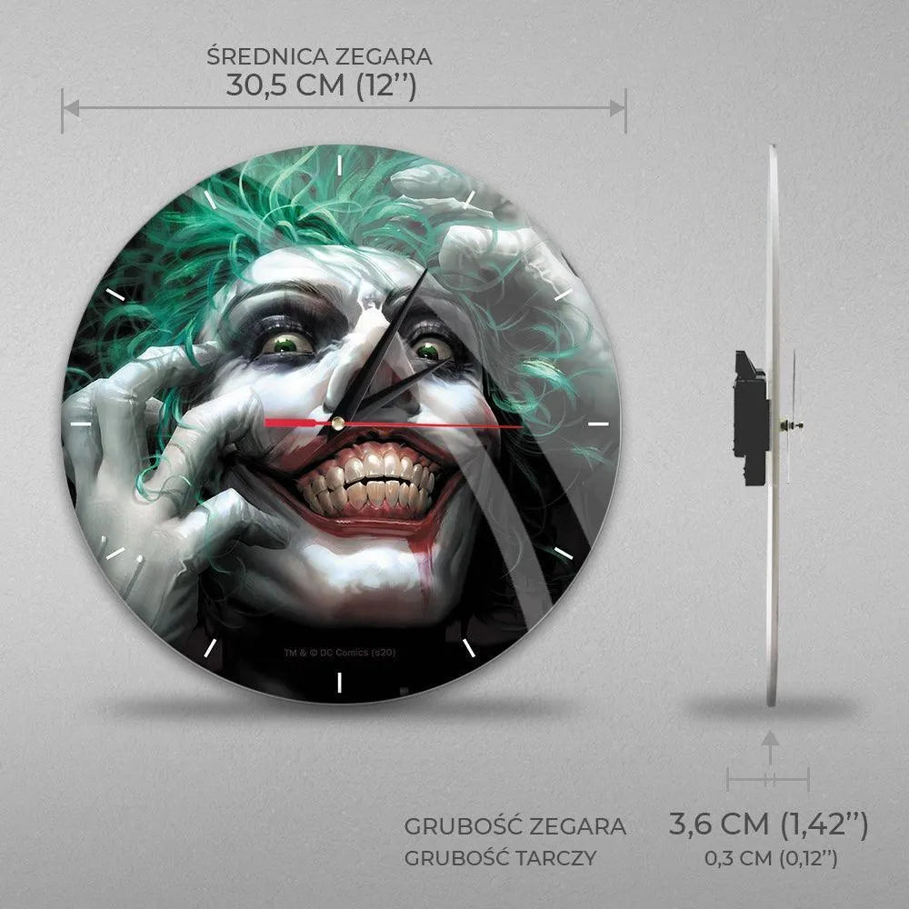 DC Comics Joker Wall Clock Glossy Multicoloured - Ert Group - Ginga Toys