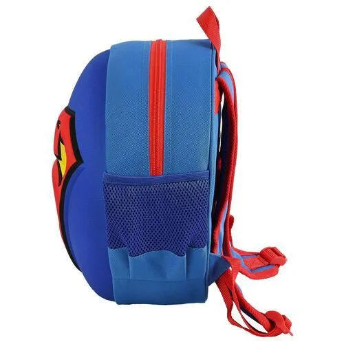 DC Comics Superman Kids School Blue 3D Round Mini Backpack - Ginga Toys - Ginga Toys