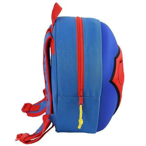 DC Comics Superman Kids School Blue 3D Round Mini Backpack - Ginga Toys - Ginga Toys