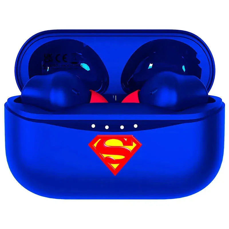 DC Comics Superman TWS Wireless Earphones - Earpods Blue - Ginga Toys