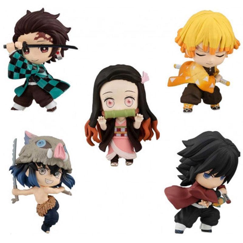 Demon Slayer: Kimetsu no Yaiba Chibi Masters - Set of 5 Figures - Banpresto - Ginga Toys