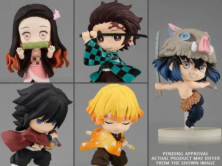 Demon Slayer: Kimetsu no Yaiba Chibi Masters - Set of 5 Figures - Banpresto - Ginga Toys