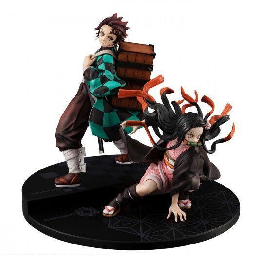 Demon Slayer: Kimetsu no Yaiba Precious G.E.M. - Tanjiro & Nezuko Kamado (Brother & Sister) - MegaHouse - Ginga Toys